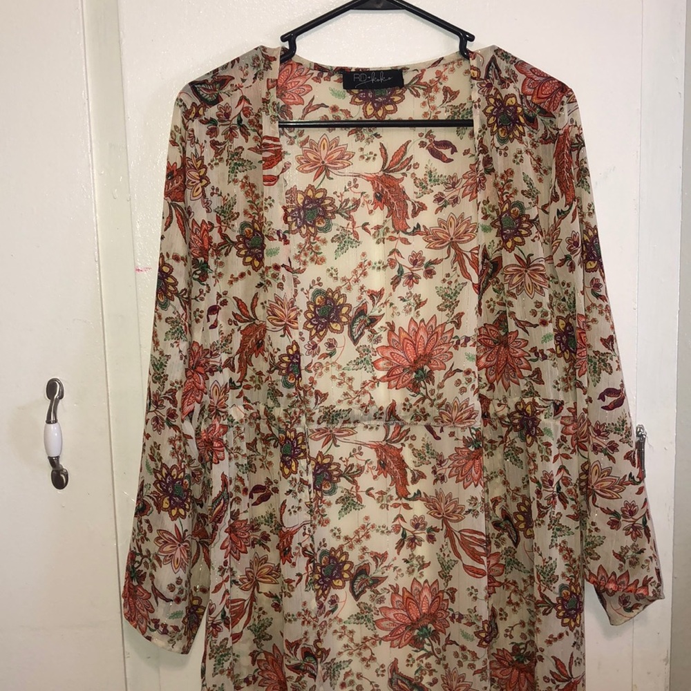 Floral kimono
